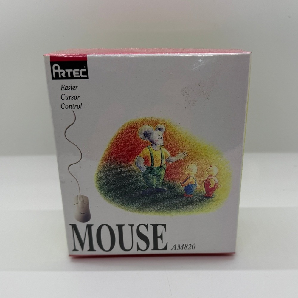 Artec AM820 3-Button Serial Mouse - SEALED
